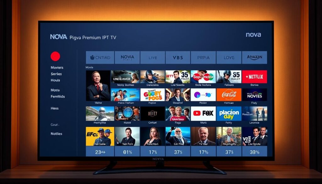 NOVA IPTV Channel Selection