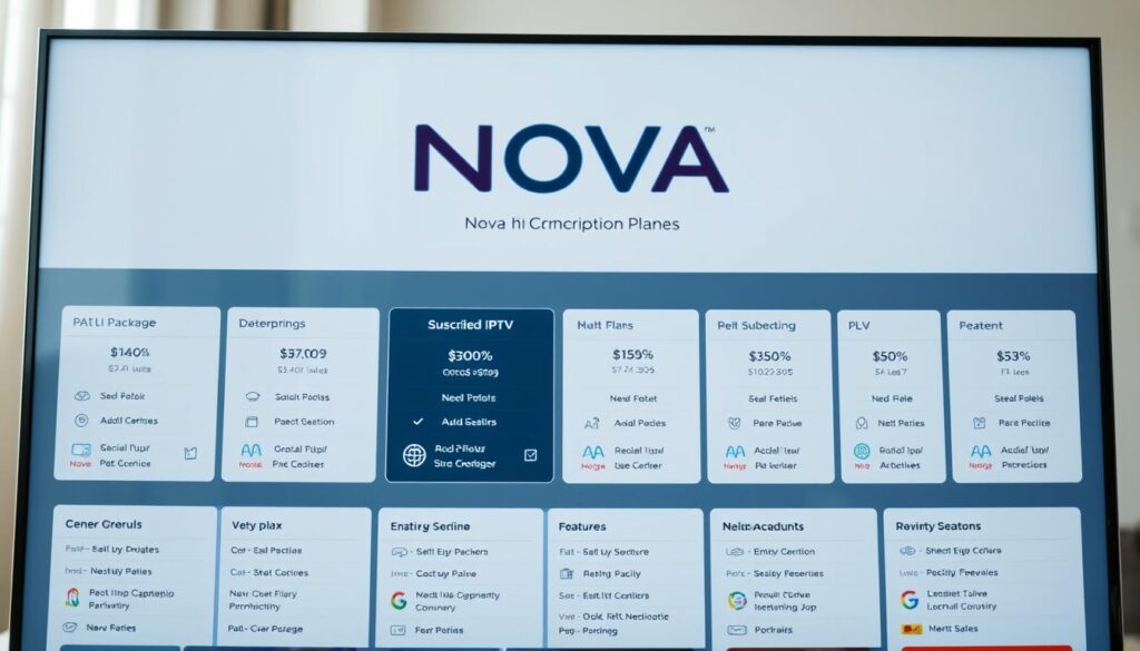 Nova IPTV Subscription Plans