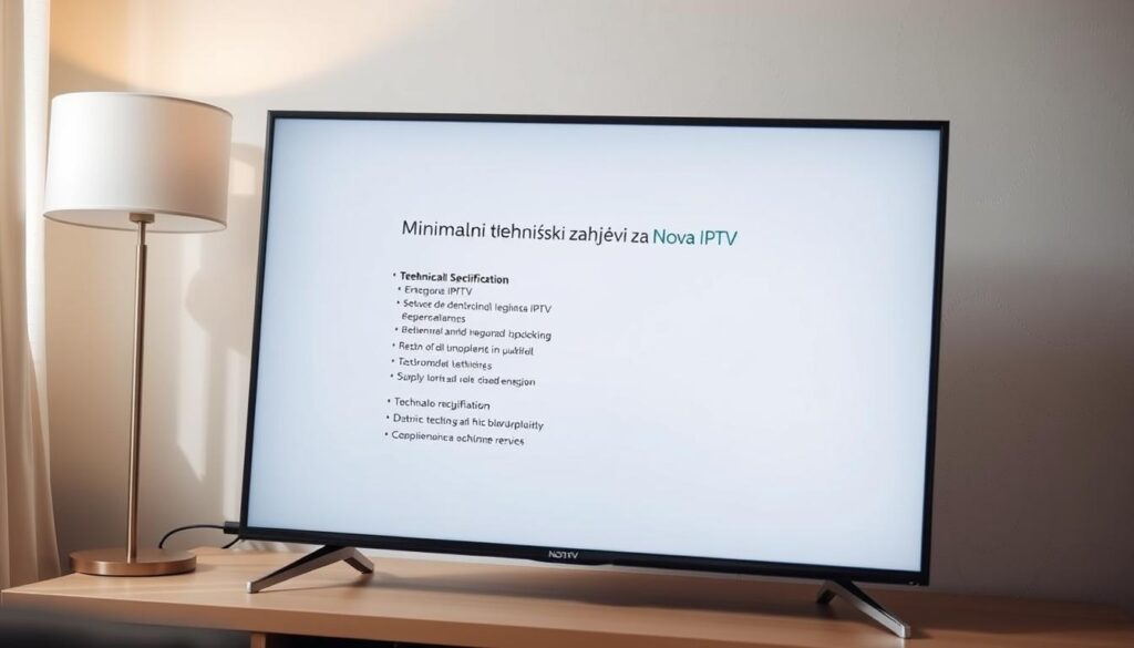 Nova IPTV tehnički zahtjevi